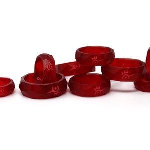 Red Mage FFXIV Ring Glow in the Dark Soul Crystal/rdm Job Stone Final ...