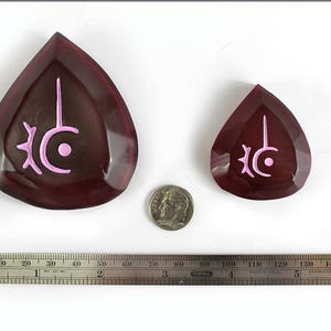 Red Mage FFXIV Hand Painted Soul Crystal/rdm Job Stone Final Fantasy ...