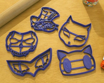 Cortadores de galletas con la máscara del Joker de Persona 5 - Máscaras de Phantom Thieves - Ryuji, Anne, Protag, Morgana
