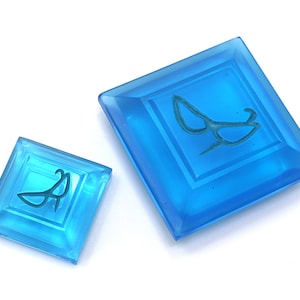 Blue Mage Soul Crystal: FFXIV Job Stone, Hand Painted Resin PJSKY1 image 4