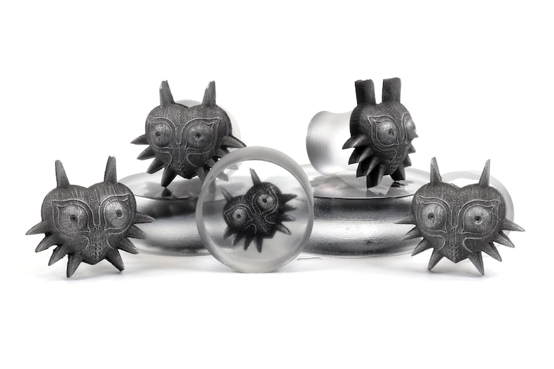 Majora's Mask Resin Ear Gauges: Zelda Legend Plugs / Gauges image 7