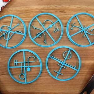 Cortadores de galletas Lovecraft: Juego de servidores menores - Tcho Tchos, Shantak, Deep One