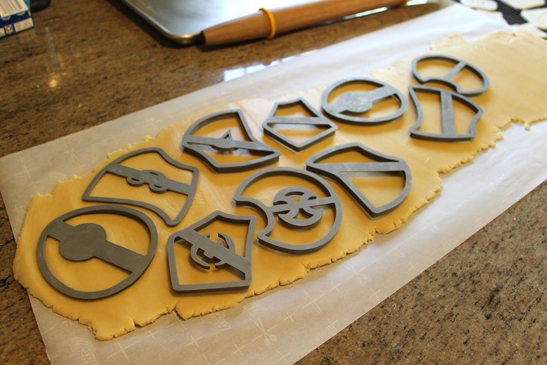 FFXIV Soul Stone Cookie Cutters Set 3 of 4 Whm, Sam, Sch, Smn, War FF14 WHM Soul Crystal Cookie Cutter image 8