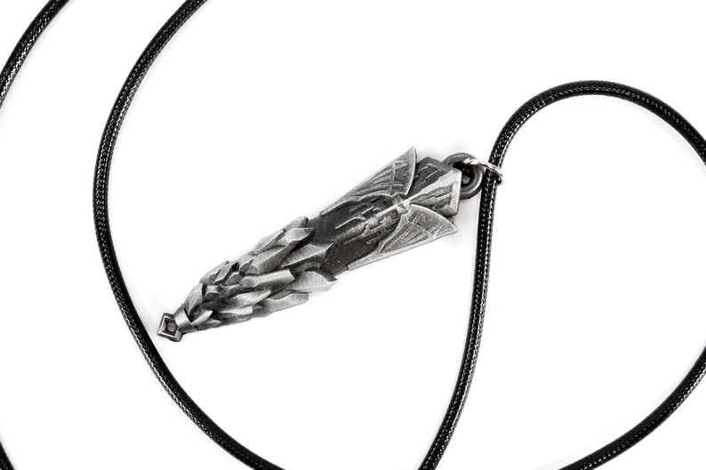 FFXIV Kristall Exark Nyckelring: Graha Tia Soul Vessel Cosplay KY1 Necklace