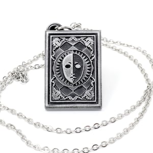 Persona 3 Reload Shuffle Time Charm Necklace - Persona 3 Card - Major Arcana Card - Persona gift / Persona 3 Cosplay | LKT1