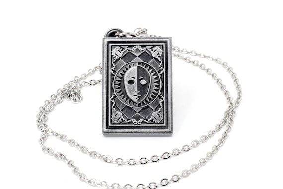Persona 3 Shuffle Time Card Necklace: Antiqued Resin Pendant LKT1