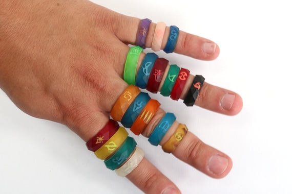 Dark Knight Ring: Glow in the Dark Soul Crystal - FFXIV FF14 RNG1