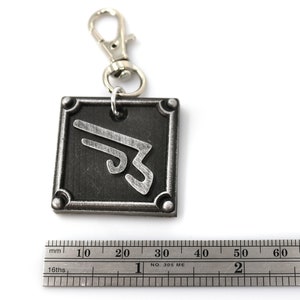 Machinist FFXIV Job Charm - MCH Metal Resin, Final Fantasy 14 FF14 Soul Crystal KY1 image 5