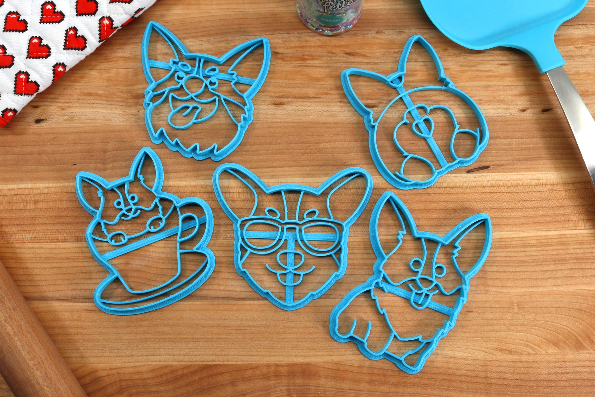 corgi butt cookie cutter
