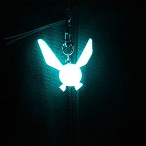 Zelda Glow in the Dark Zelda Navi Necklace / Keychain Legend of Zelda gift Breath of the Wild KY1 image 1