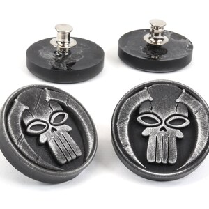 Pirate Medallion Pin - Hidden Ace Metal - Skull & Crossbones Coin - Ace Skull - Pirate Gift - The Many Pieces - The Single Part | SPN1