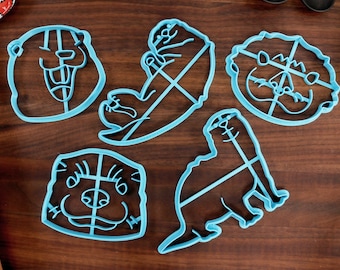 Otter Cookie Cutters - Sea Otter, River Otter - Baking Gift Idea