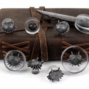 Majora's Mask Resin Ear Gauges: Zelda Legend Plugs / Gauges image 9