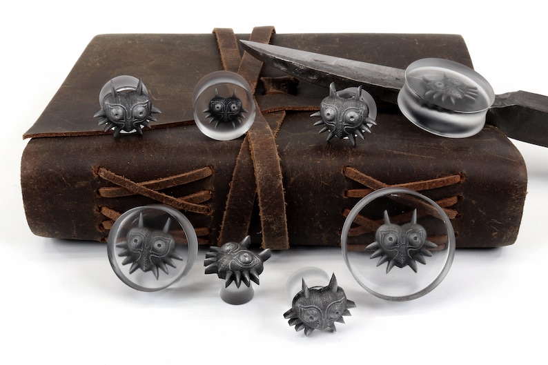 Majora's Mask Resin Ear Gauges: Zelda Legend Plugs / Gauges image 9