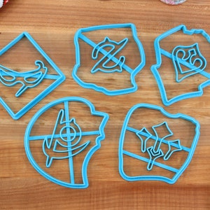 FFXIV Endwalker Soul Stone Cookie Cutters (Set 4 of 4) - Reaper, Sage, Blue Mage, Dancer, Gunbreaker - FF14 Soul Crystal Cookie Cutter