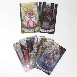 FFXIV Astrologian Cards Set, AST FF14 Final Fantasy 14 Lord and Lady Included FFXIV Cosplay image 2