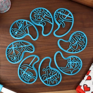 Tears of The Kingdom Cookie Cutters: Zelda Secret Stone Baking Set All 8 Collection!