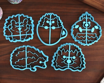 Hedgehog Cookie Cutters – Cute Animal Cookies, Baking Supplies