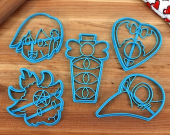 Kawaii Goth Cookie Cutters: Plague Doctor, Zombie, Planchette