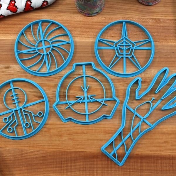 SCP Groups of Interest Cookie Cutters - SCP SCard, Chaos Insurgency, The Serpents Hand, The Church of the Broken God, The Fifth Church