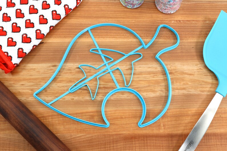 XL 12 Inch Item Leaf Cookie Cutter - Animal Crossing New Horizons / Nintendo Gift image 3