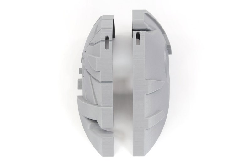 Ruptured Sachiel Archangel Mask DIY Cosplay Prop Kit - Cyberpunk Facemask, Dystopian Face Guard image 2