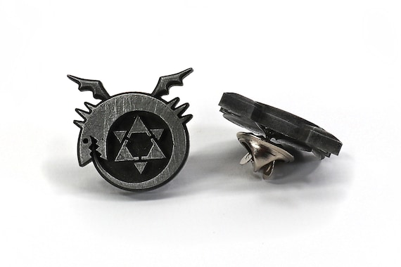 Ouroboros Symbol-aluminum Metal Resin Pin for Cosplay-homunculi SPN1 