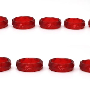 Red Mage FFXIV Ring Glow in the Dark Soul Crystal/rdm Job Stone Final ...