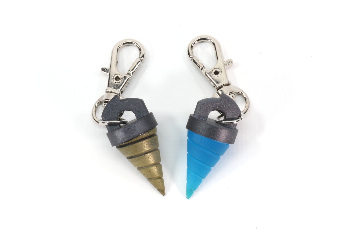 Gurren Lagann Drill Neckalce/Keychain Core Drill Regalos de Etsy España