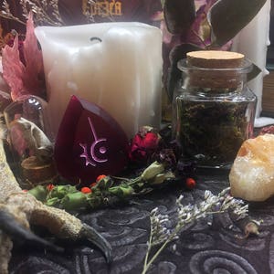 Red Mage FFXIV Hand Painted Soul Crystal/rdm Job Stone Final Fantasy ...