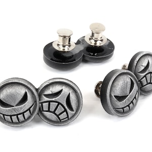 Pirate Goggles Pins - Comedy and Tragedy Mask - Pirate&#39;s Metal - Skull & Crossbones Coin - Pirate Gift - The Many Pieces | SPN1