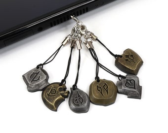 FFXIV Job Stone Phone Charm: Dawntrail Viper, Pictomancer Soul Crystal PHN1