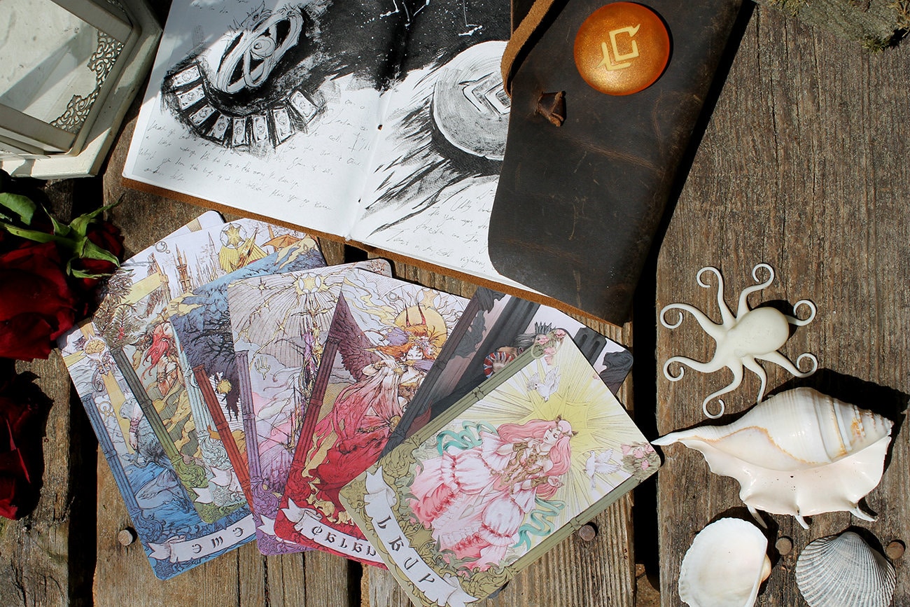 FFXIV Astrologian Cards Set AST FF14 Final Fantasy 14 Lord Etsy UK