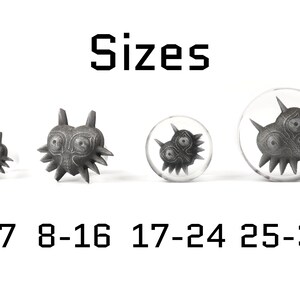 Majora's Mask Resin Ear Gauges: Zelda Legend Plugs / Gauges image 3