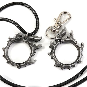 FFXIV Dalamud Symbol Pendant FF14 Final Fantasy 14 Necklace / Key chain KY1