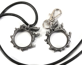 FFXIV Dalamud Symbol Pendant FF14 Final Fantasy 14 Necklace / Key chain KY1