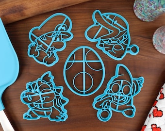 Yoshi's Island Cookie Cutters: Super Mario Bros Baking Set