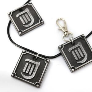 Bard FFXIV Job Charm - BRD Metal Resin, Final Fantasy 14 FF14 Soul Crystal KY1 image 2