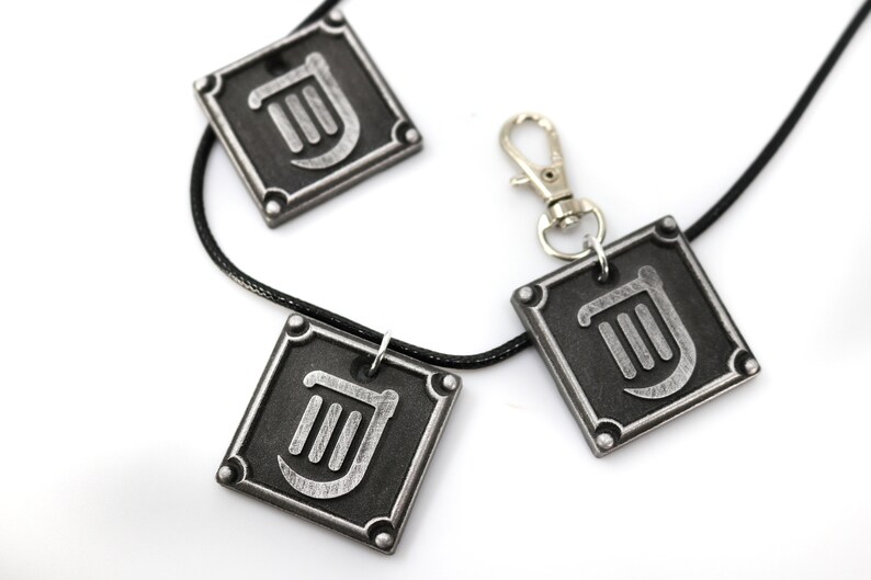Bard FFXIV Job Charm - BRD Metal Resin, Final Fantasy 14 FF14 Soul Crystal KY1 image 2