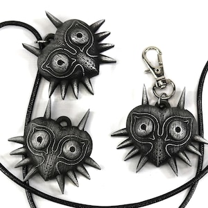 Majora's Mask Necklace: Legend of Zelda Inspired Aluminum Pendant KY1 ...