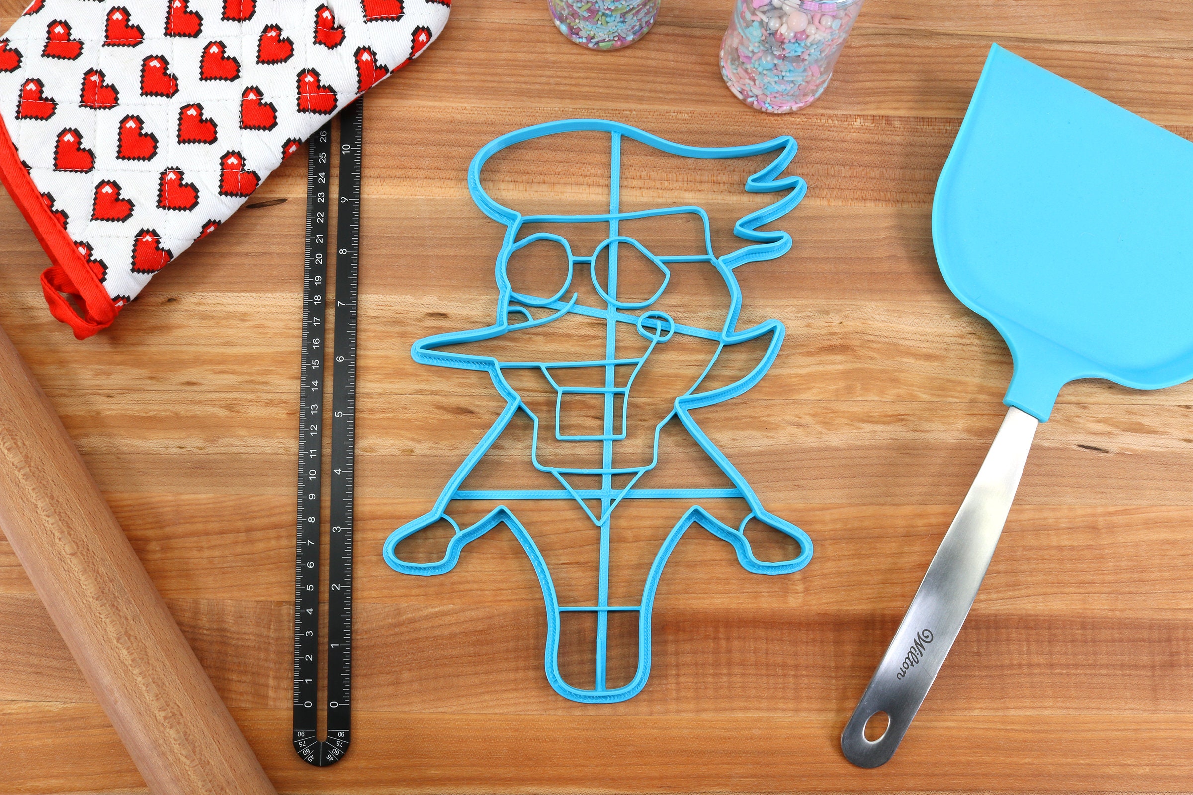XL 12 Inch Deltarune Spamton Body Cookie Cutter - Spamton Cake - Undertale /  Baking Gift