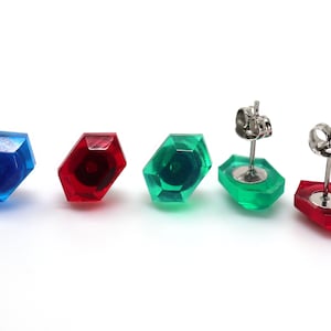 Zelda Earrings Pair Rupee -Stainless Steel Stud- Legend of Zelda Breathe of the Wild - Nintendo/Zelda Gift ERG1