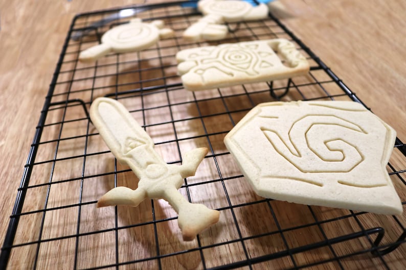 Legend of Zelda Cookie Cutters: Master Sword, Shield, Sheikah Slate image 9
