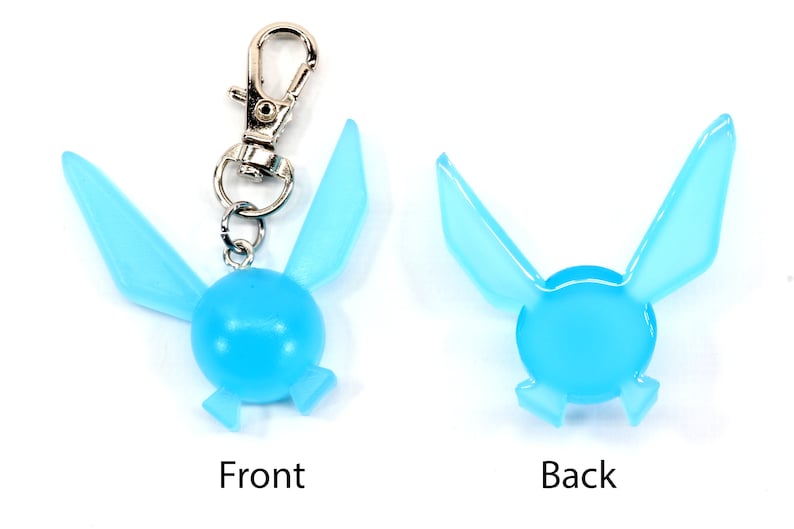 Zelda Glow in the Dark Zelda Navi Necklace / Keychain Legend of Zelda gift Breath of the Wild KY1 image 7