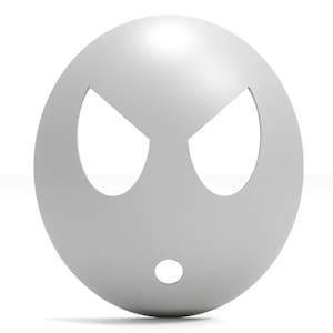 Angry Shy Guy Mask DIY Cosplay Prop Kit - Shy Guy Mario Cosplay Prop - Male Shy Guy