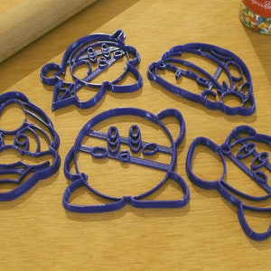 Kirby Star Allies Cookie Cutters- Waddle Dee, King DeDeDe, Sleepy Kirby