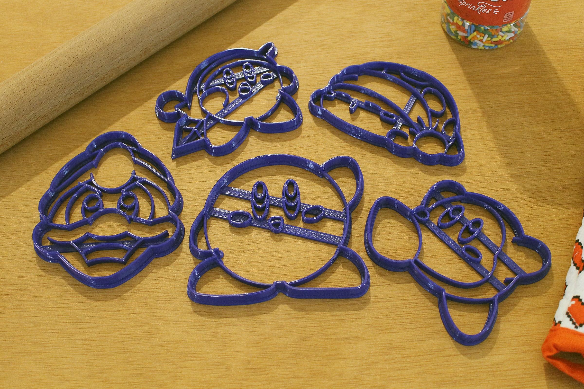 Kirby Star Allies Cookie Cutters- Waddle Dee, King DeDeDe, Sleepy Kirby