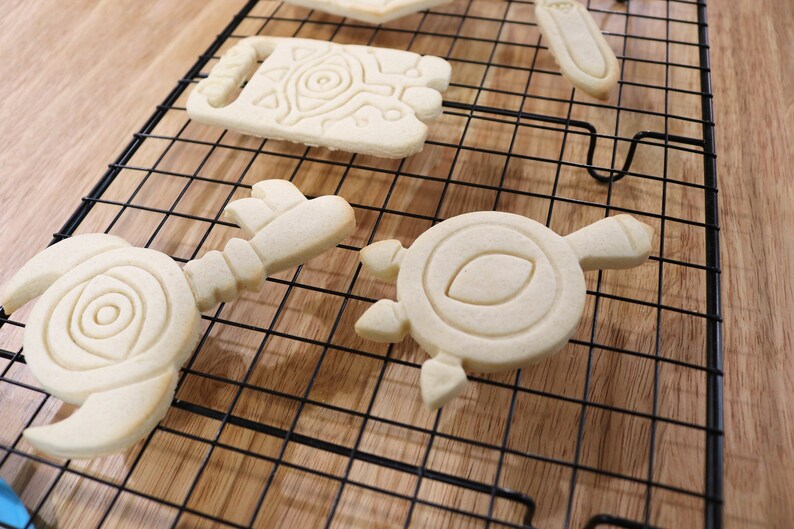 Legend of Zelda Cookie Cutters: Master Sword, Shield, Sheikah Slate image 8