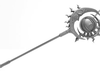 FFXIV Tropaios Rod DIY Cosplay Prop Kit - Black Mage Staff