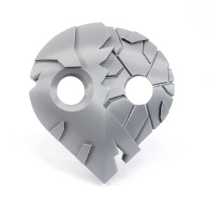 Ruptured Sachiel Archangel Mask DIY Cosplay Prop Kit - Cyberpunk Facemask, Dystopian Face Guard image 6
